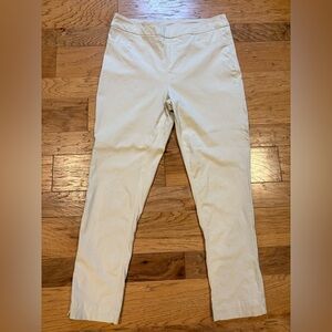 Soft Surroundings Pull On Pant Size 1X Beige Tan High Waist Slim Stretch Casual